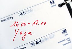 Termin zur Yoga-Stunde