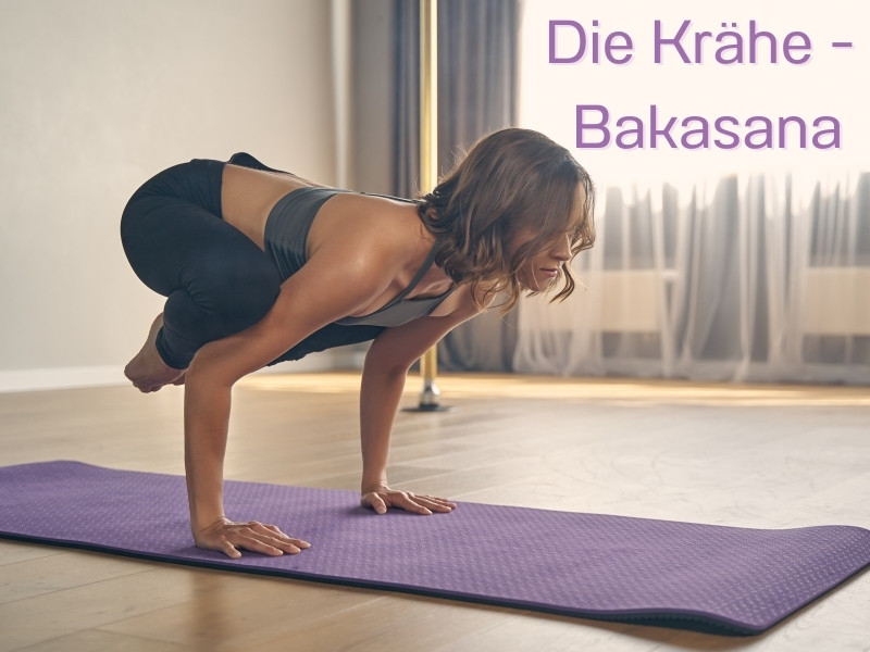 Yoga-Übung die Krähe – Bakasana