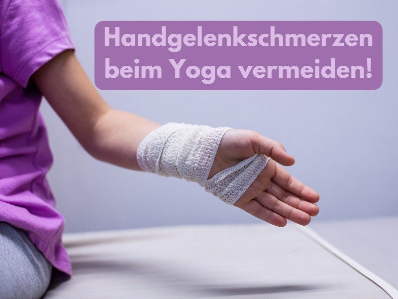 Handgelenkschmerzen beim Yoga
