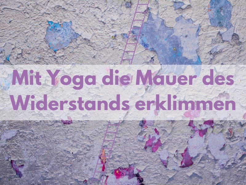 Mit Yoga die Mauer des Widerstands erklimmen