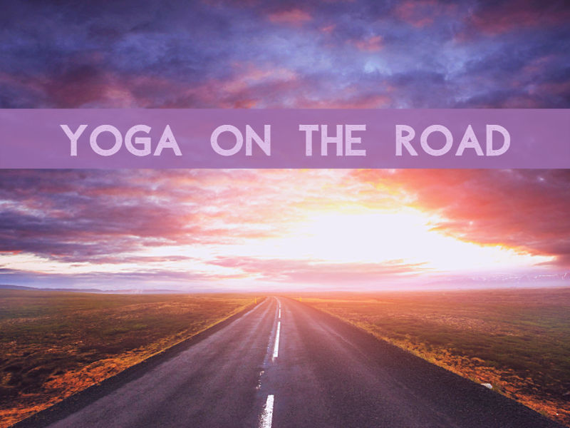 Yoga bei der Autofahrt
