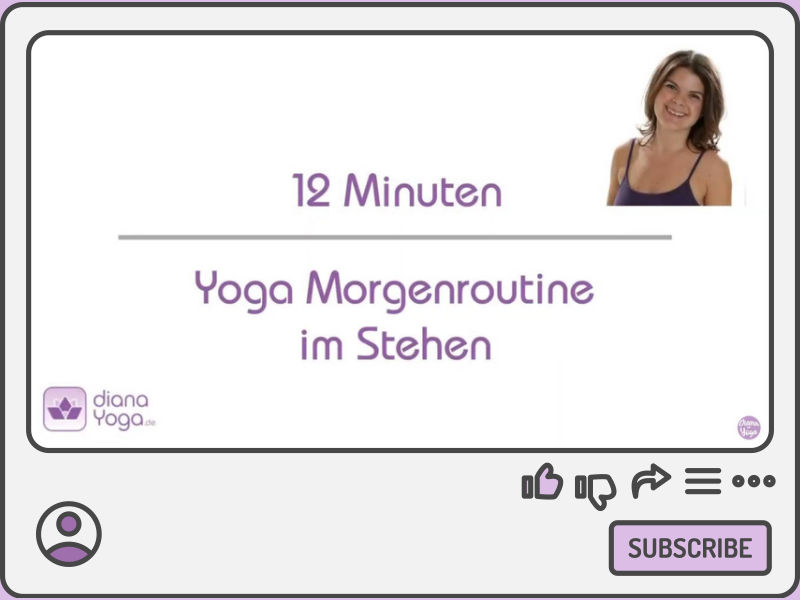 Yoga-Video: Yoga-Morgenroutine im Stehen 12 Minuten