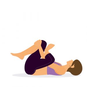 Yoga-Übung Nadelöhr - Sucirandhrasana