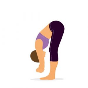 Yoga-Übung-Vorbeuge-Uttanasana